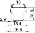 Réf. 096880 - Gâche pvc Zendow et Rehau / Optima et Veka 70