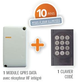 Clavier à code avec module GSM et récepteur HF