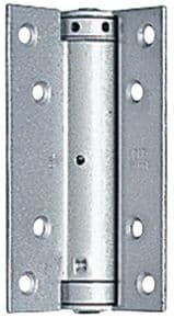 Charnière LIOB simple action Acier verni argent