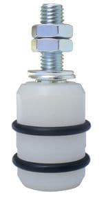 Rouleau nylon avec anneaux caoutchouc