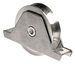Galet inox avec support intérieur