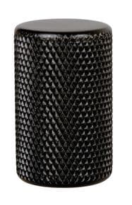 Bouton GRAF aluminium anodisé Noir mat