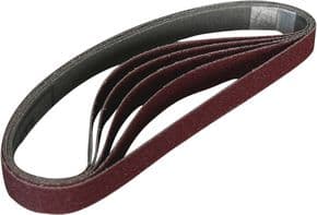 Bande abrasive pour ponceuse à bande pneumatique Largeur 10 mm / longueur 330 mm