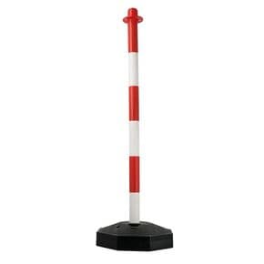 Poteau PVC sur socle lesté